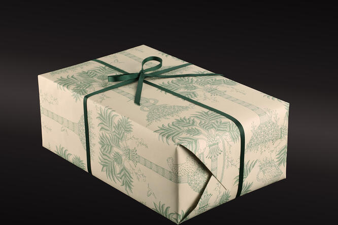 Gavepapir, Tropical Green (5) 55 cm x 100 m