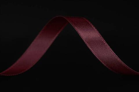 Bånd "silke", Burgundy 9 mm x 90 m