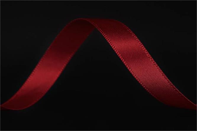 Bånd "silke", Dark Red 9 mm x 90 m