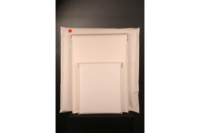 Fraktpose matt coex nude & sølv 55x60+6 cm, 70 my