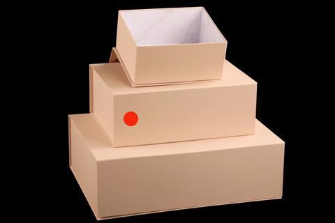 Gaveeske magnetlås, 32x24x12+12 cm Nude with marble inside