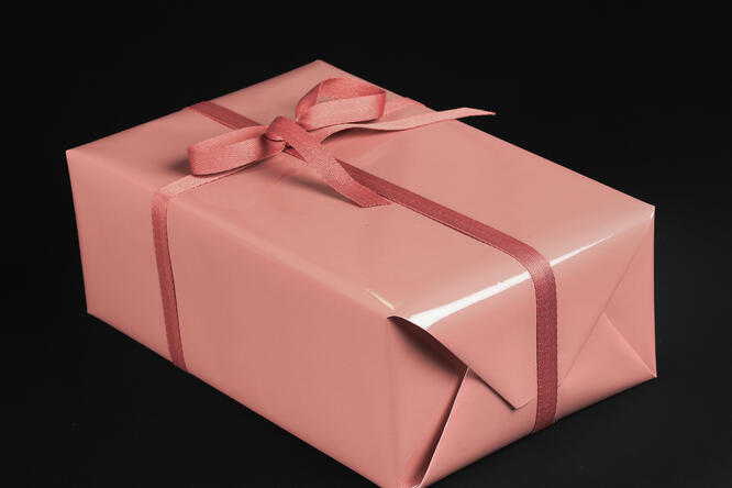 Gavepapir, Dusty Rose lakk (3) 50 cm x 180 m