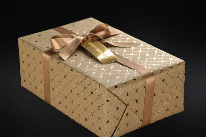 Gavepapir, Olive Christmas Tradition (8) 55 cm x 100 m