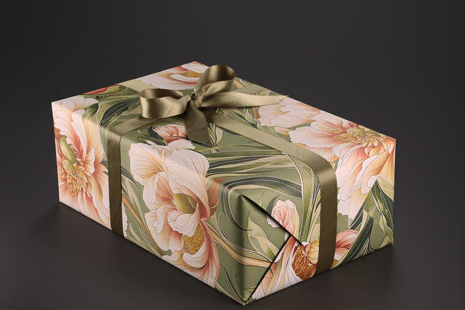 Gavepapir, Summer Peony (5) 55 cm x 100 m