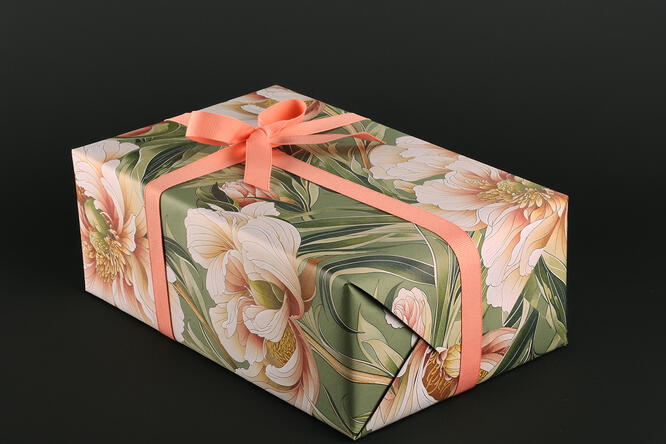 Gavepapir, Summer Peony (5) 55 cm x 100 m
