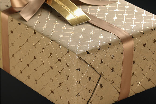 Julepapir, Olive Christmas Tradition (8) 55 cm x 100 m