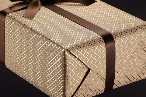 Gavepapir, Classy Gold Mocca (8) 55 cm x 80 m