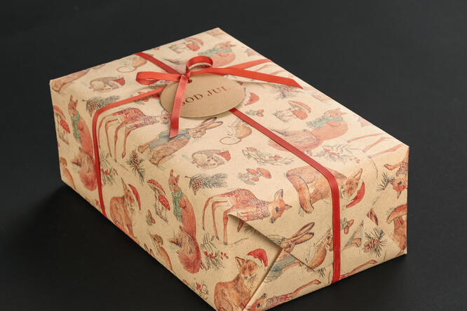 Julepapir, Vintage (3) grasspapir finnes i flere bredder