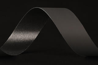 Bånd matt metallic, Black  1 rull 19 mm x 100 m