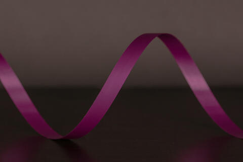 Bånd matt metallic, Plum 1 rull 10 mm x 250 m