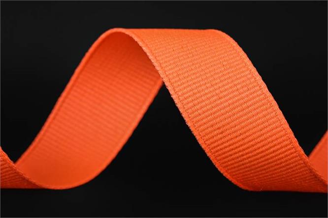 Bånd ribbet, Neon Orange 15 mm x 90 m