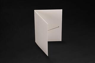 Folder, Hvit matt m/ preg 11x16 cm á 100 stk