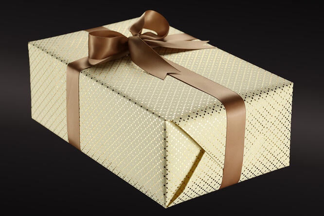 Gavepapir, Classy Gold Creme (8) 55 cm x 100 m