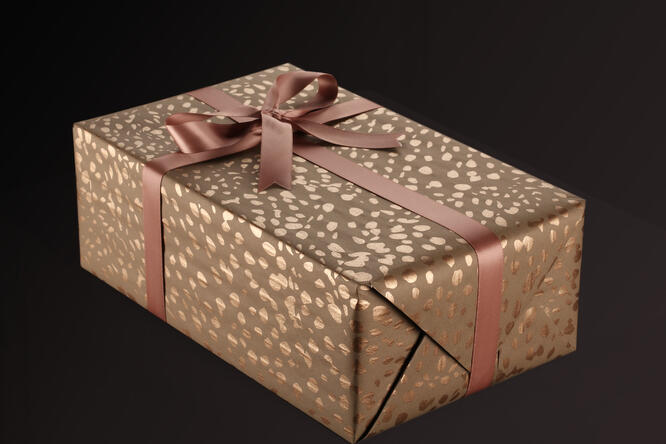 Gavepapir, Leopard Pattern (8) 55 cm x 120 m