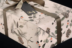 Julepapir, Christmas Berries 55 cm x 100 m