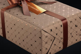 Julepapir, Christmas Tradition Coffee 55 cm x 100 m