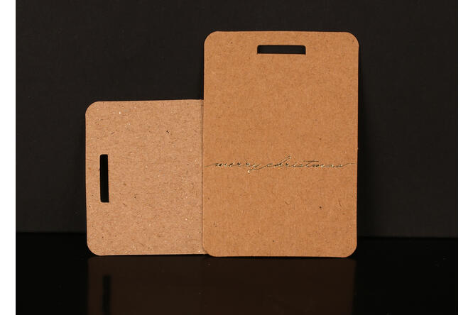 To/From, Kraft/Gold Merrry Christmas á 90 stk