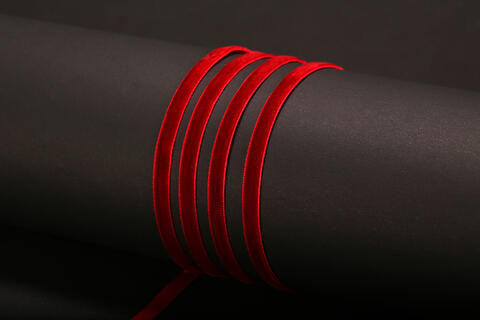 Bånd Velvet, Red 6 mm x 90 m