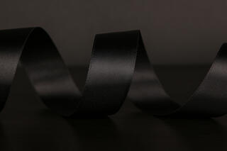 Bånd "silke", Black 25 mm x 90 m