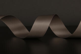 Bånd "silke", Metal Grey 25 mm x 90 m