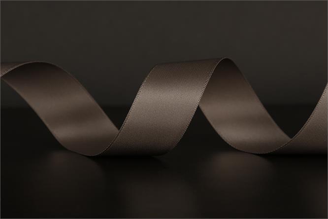 Bånd "silke", Metal Grey 25 mm x 90 m