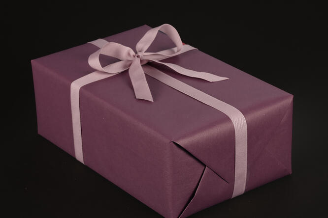 Gavepapir, 2 sidig Burgundy/ Desert (2) 55 cm x 100 m