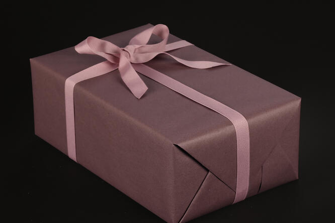 Gavepapir, 2 sidig Burgundy/ Desert (2) 55 cm x 100 m