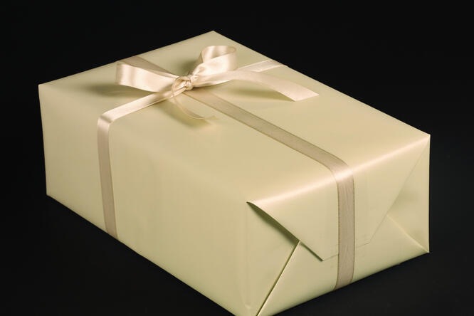 Gavepapir, Light Tan matt laminat (4) 50 cm x 180 m