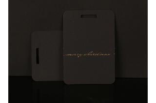 To/From, Black/Gold Merrry Christmas á 90 stk