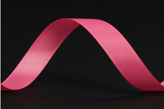 Bånd ribbet blank, Pink 15 mm x 50 m