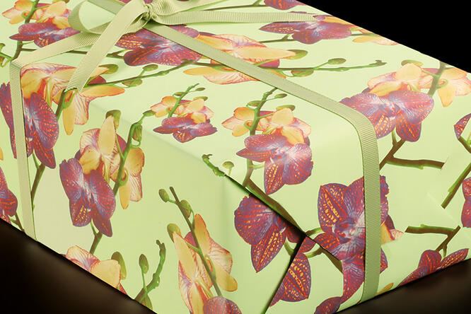 Gavepapir, Orchids (A) 50 cm x 100 m