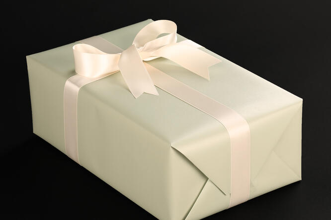 Gavepapir, Støvet Grønn matt laminat (4) 50 cm x 180 m