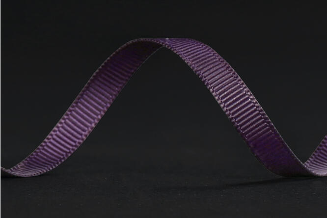 Bånd ribbet blank, Shadow Purple 6 mm x 90 m