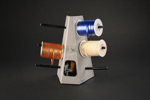 Båndstativ for 6 rl. med teipholder GRÅ