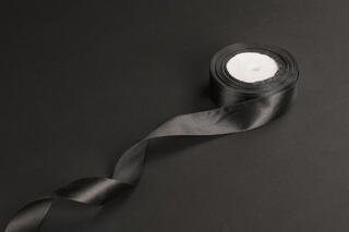 Bånd "silke", Black 30 mm x 25 m