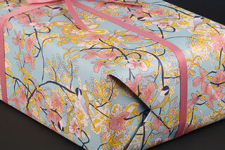 Gavepapir, Summer Birds (5) 55 cm x 120 m