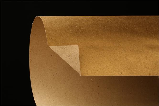 Gavepapir, Gold grasspaper 80gr. (4) 37 cm x 100 m