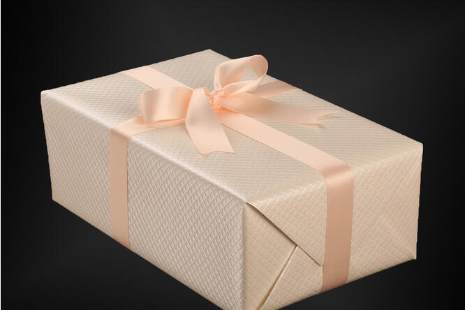 Gavepapir, Pearl White Diamant (11) 57 cm x 100 m