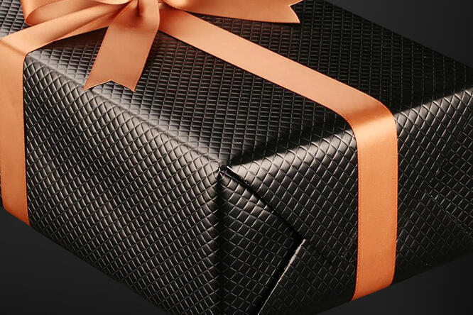 Gavepapir, Black Diamant (11) 57 cm x 100 m