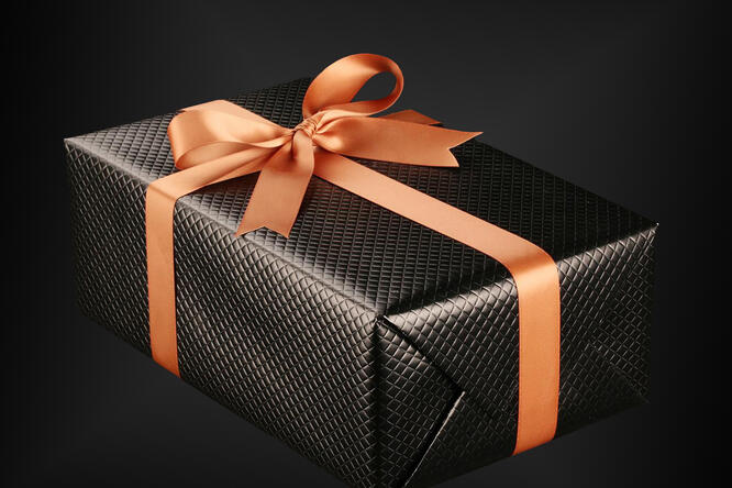 Gavepapir, Black Diamant (11) 57 cm x 100 m