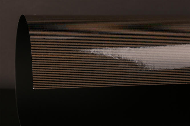 Gavepapir, Brown/Black Lines  (N2) 50 cm x 100 m