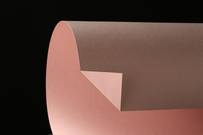 Gavepapir, Warm Grey/Pink Kraft (6) 50 cm x 150 m