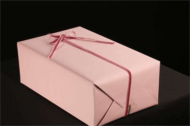 Gavepapir, Warmgrey/Pink Kraft (6) 50 cm x 150 m