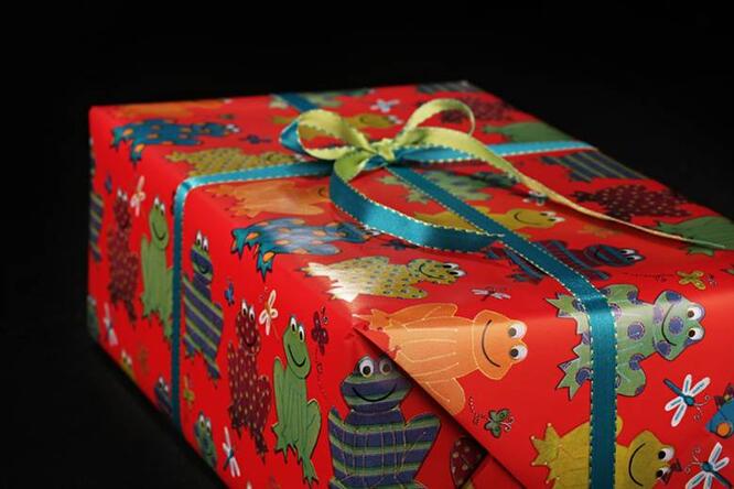 Gavepapir Frogs (3) 50 cm x 150 m