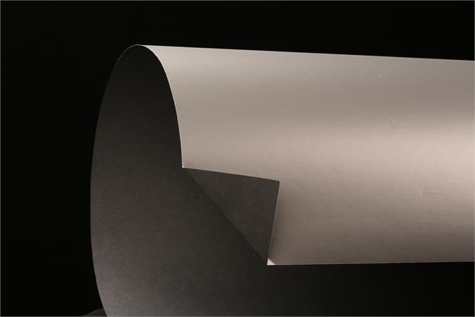 Gavepapir, Vollton Silver/Anthracite (4) 50 cm x 100 m