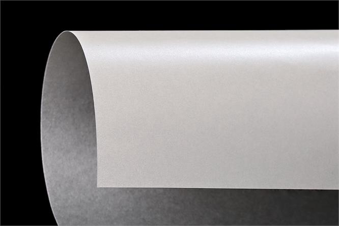 Gavepapir, Vollton White/Silver (5) 37 cm x 100 m