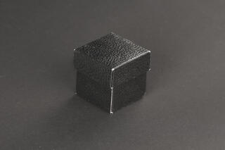 Smykkeeske Bunn/Lokk, Pelle Black 5x5x5,5 cm, à 200 stk