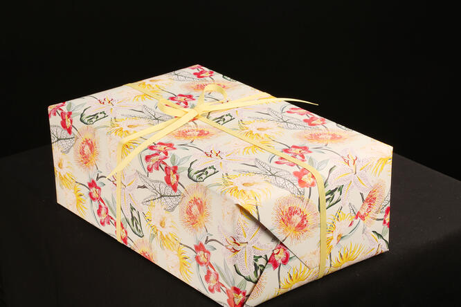 Gavepapir, Fleur (3) 90 gr. 50 cm x 100 m