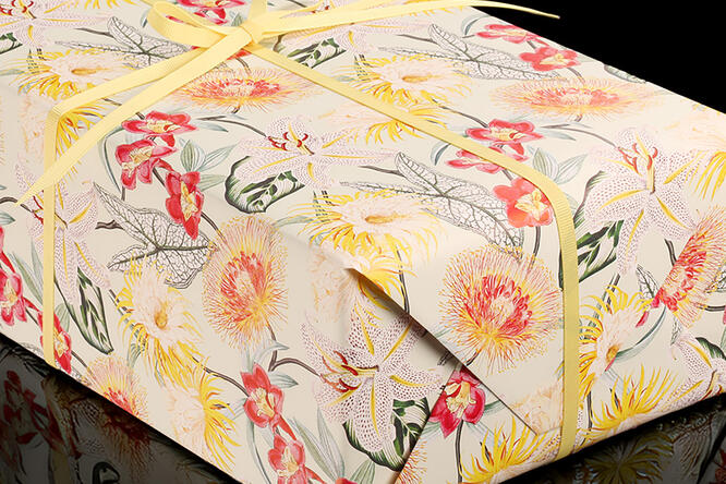 Gavepapir, Fleur (3) 90 gr. 50 cm x 100 m