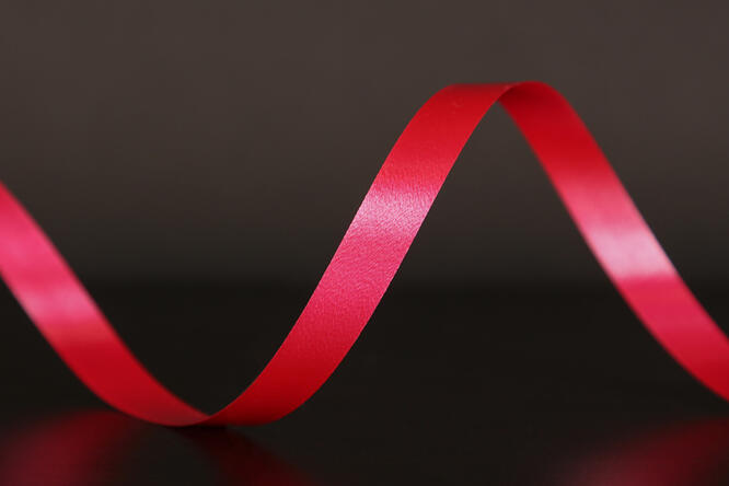 Bånd poly, Ribbon Red 10 mm x 250 m